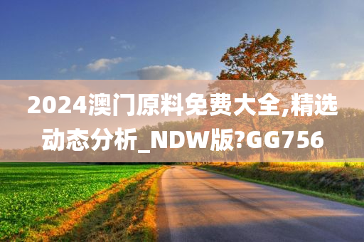 2024澳门原料免费大全,精选动态分析_NDW版?GG756