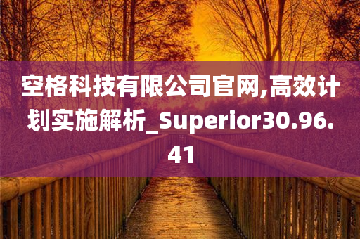 空格科技有限公司官网,高效计划实施解析_Superior30.96.41