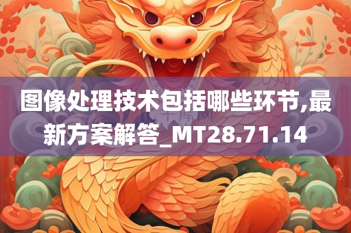 图像处理技术包括哪些环节,最新方案解答_MT28.71.14