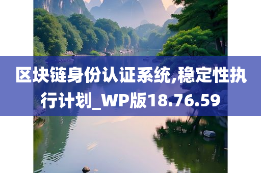 区块链身份认证系统,稳定性执行计划_WP版18.76.59