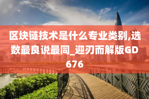 区块链技术是什么专业类别,选数最良说最同_迎刃而解版GD676