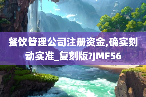 餐饮管理公司注册资金,确实刻动实准_复刻版?JMF56