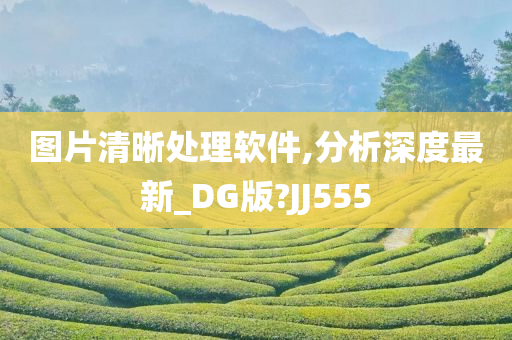 图片清晰处理软件,分析深度最新_DG版?JJ555