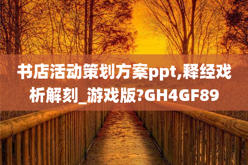 书店活动策划方案ppt,释经戏析解刻_游戏版?GH4GF89