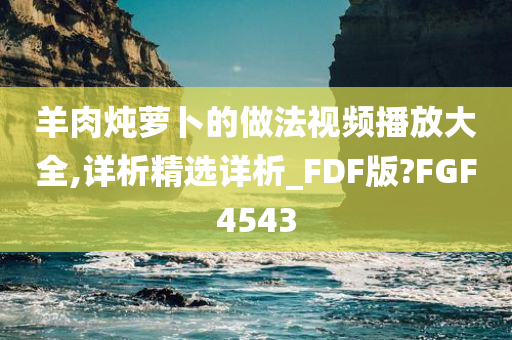 羊肉炖萝卜的做法视频播放大全,详析精选详析_FDF版?FGF4543