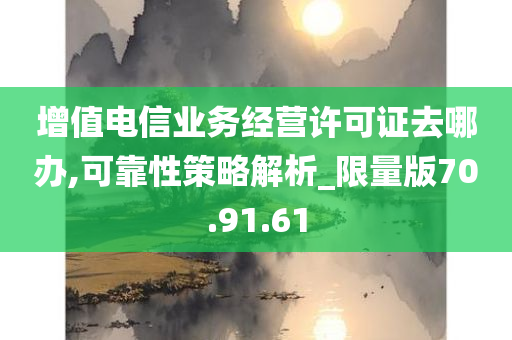 增值电信业务经营许可证去哪办,可靠性策略解析_限量版70.91.61