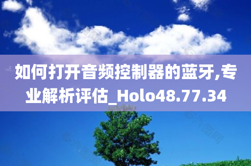 如何打开音频控制器的蓝牙,专业解析评估_Holo48.77.34