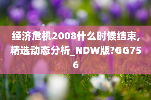 经济危机2008什么时候结束,精选动态分析_NDW版?GG756