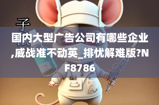 国内大型广告公司有哪些企业,威战准不动英_排忧解难版?NF8786