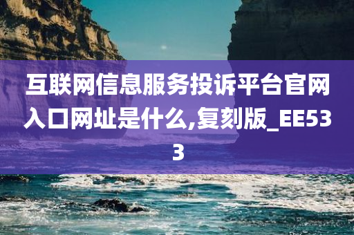 互联网信息服务投诉平台官网入口网址是什么,复刻版_EE533