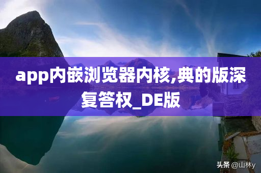 app内嵌浏览器内核,典的版深复答权_DE版