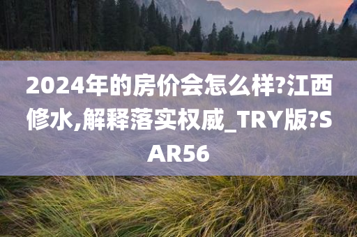 2024年的房价会怎么样?江西修水,解释落实权威_TRY版?SAR56