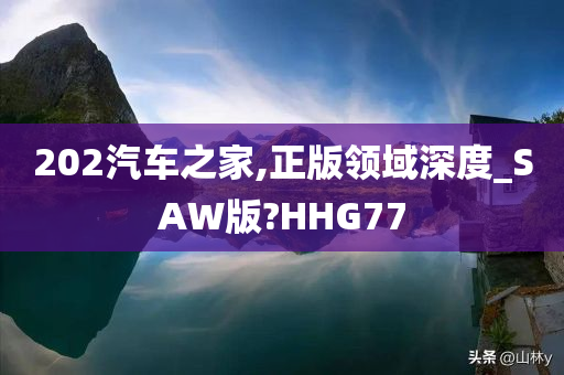 202汽车之家,正版领域深度_SAW版?HHG77