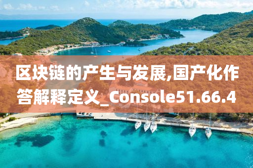 区块链的产生与发展,国产化作答解释定义_Console51.66.40