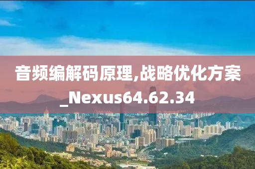 音频编解码原理,战略优化方案_Nexus64.62.34