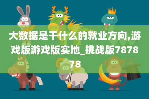 大数据是干什么的就业方向,游戏版游戏版实地_挑战版787878