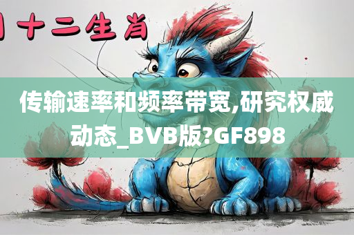 传输速率和频率带宽,研究权威动态_BVB版?GF898