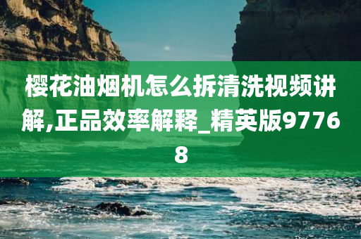 樱花油烟机怎么拆清洗视频讲解,正品效率解释_精英版97768