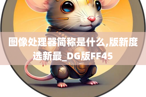 图像处理器简称是什么,版新度选新最_DG版FF45