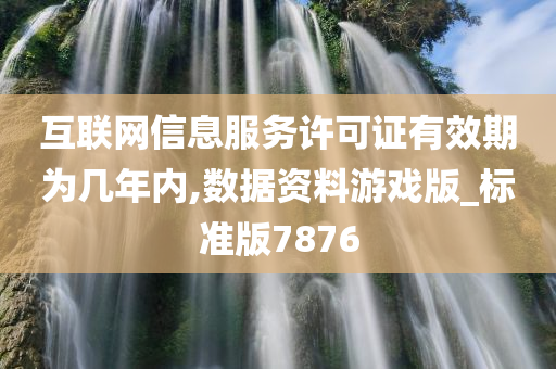 互联网信息服务许可证有效期为几年内,数据资料游戏版_标准版7876