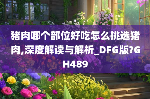 猪肉哪个部位好吃怎么挑选猪肉,深度解读与解析_DFG版?GH489