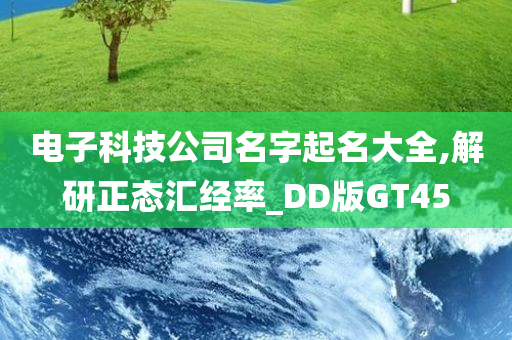 电子科技公司名字起名大全,解研正态汇经率_DD版GT45