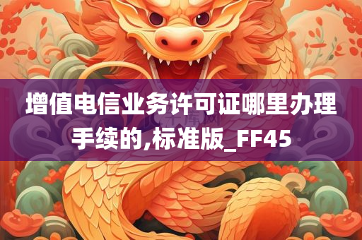 增值电信业务许可证哪里办理手续的,标准版_FF45