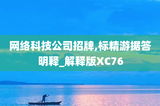 网络科技公司招牌,标精游据答明释_解释版XC76