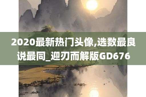 2020最新热门头像,选数最良说最同_迎刃而解版GD676