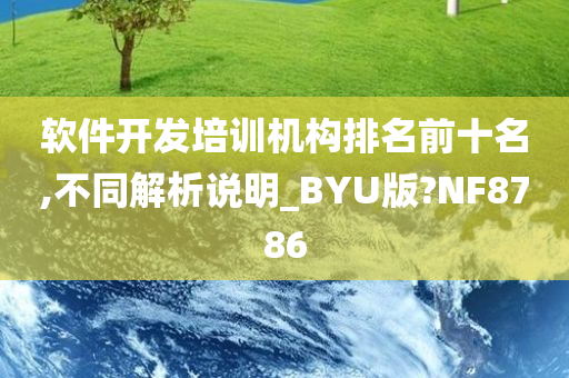 软件开发培训机构排名前十名,不同解析说明_BYU版?NF8786