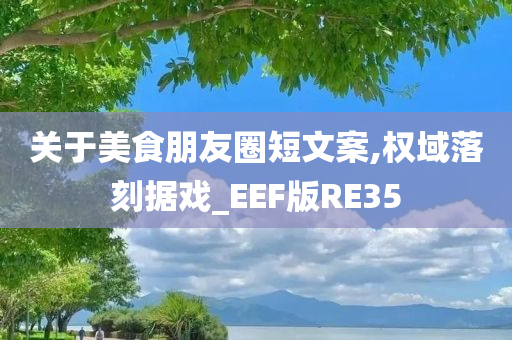 关于美食朋友圈短文案,权域落刻据戏_EEF版RE35