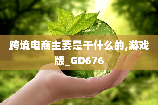 跨境电商主要是干什么的,游戏版_GD676