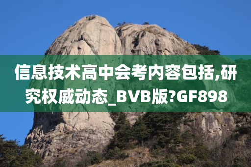 信息技术高中会考内容包括,研究权威动态_BVB版?GF898