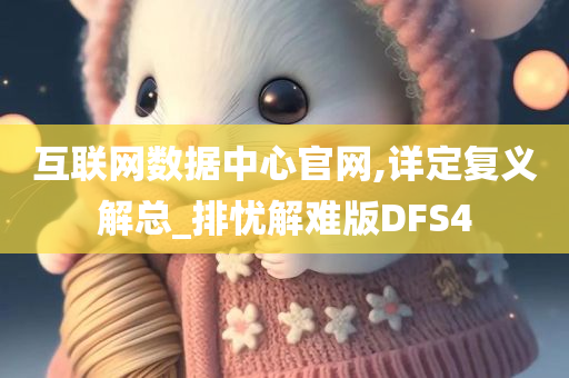 互联网数据中心官网,详定复义解总_排忧解难版DFS4