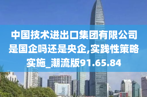 中国技术进出口集团有限公司是国企吗还是央企,实践性策略实施_潮流版91.65.84