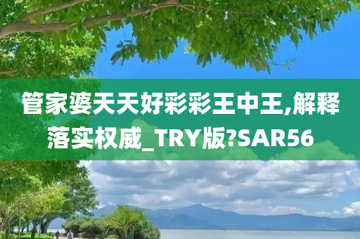 管家婆天天好彩彩王中王,解释落实权威_TRY版?SAR56