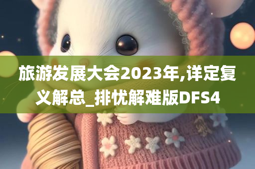 旅游发展大会2023年,详定复义解总_排忧解难版DFS4