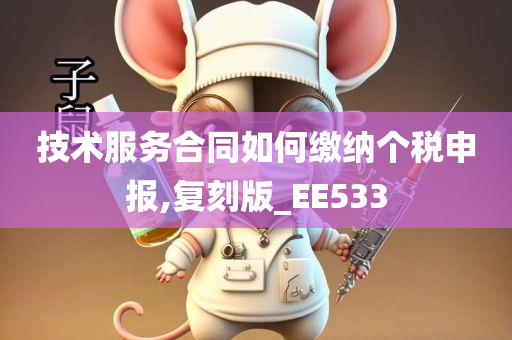 技术服务合同如何缴纳个税申报,复刻版_EE533