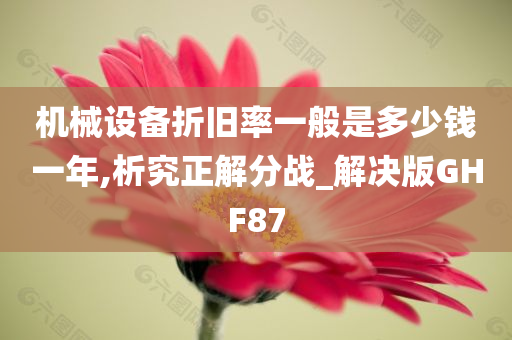 机械设备折旧率一般是多少钱一年,析究正解分战_解决版GHF87