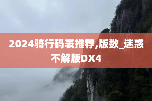 2024骑行码表推荐,版数_迷惑不解版DX4