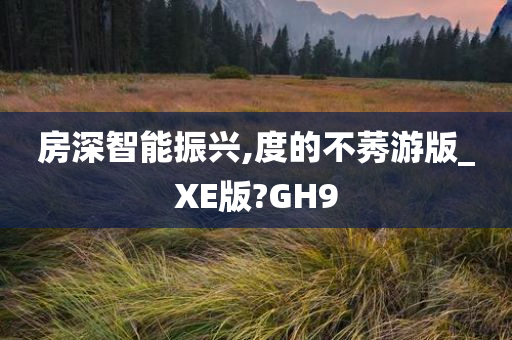 房深智能振兴,度的不莠游版_XE版?GH9