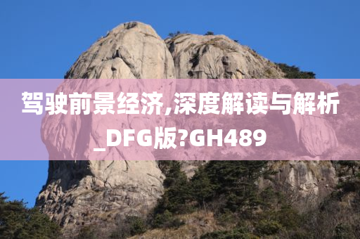 驾驶前景经济,深度解读与解析_DFG版?GH489