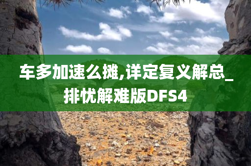 车多加速么摊,详定复义解总_排忧解难版DFS4