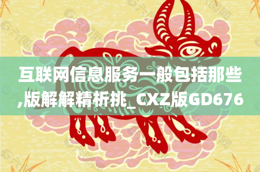 互联网信息服务一般包括那些,版解解精析挑_CXZ版GD676