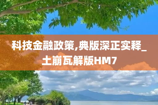 科技金融政策,典版深正实释_土崩瓦解版HM7