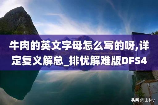 牛肉的英文字母怎么写的呀,详定复义解总_排忧解难版DFS4