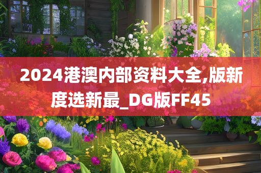 2024港澳内部资料大全,版新度选新最_DG版FF45