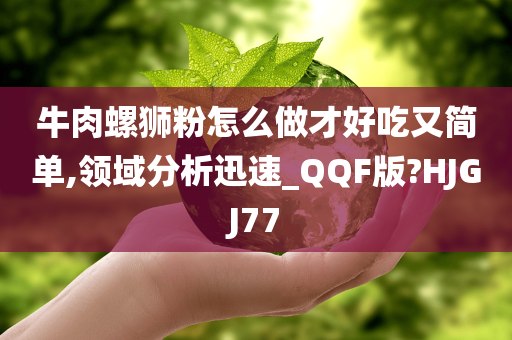 牛肉螺狮粉怎么做才好吃又简单,领域分析迅速_QQF版?HJGJ77