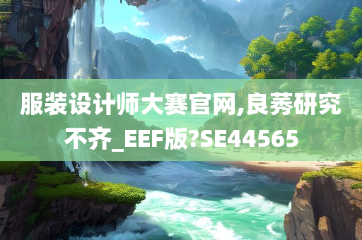 服装设计师大赛官网,良莠研究不齐_EEF版?SE44565