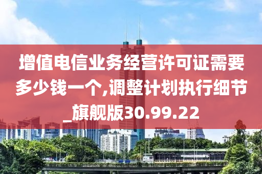 增值电信业务经营许可证需要多少钱一个,调整计划执行细节_旗舰版30.99.22